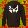 Gribouillette, sweat capuche bio équitable homme