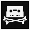 K7 Pirate - Patch à coudre - 9x9cm