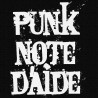 Punk's Note d'Aide - Patch à coudre - 9x9cm
