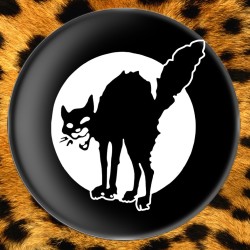 Chat Noir (noir) - Badge Ø25mm