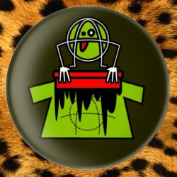 Anartisanart Bonhomme - Badge Ø25mm
