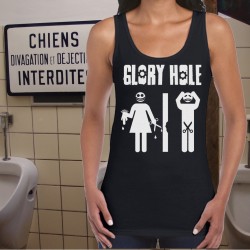 Glory Hole, femme debardeur noir