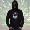 ACTION ECO-ANARCHISTE sweat capuche en coton bio equitable
