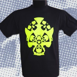 FuckUShimaSkull - t-shirt homme bio gris anthracite