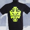FuckUShimaSkull - t-shirt homme bio gris anthracite
