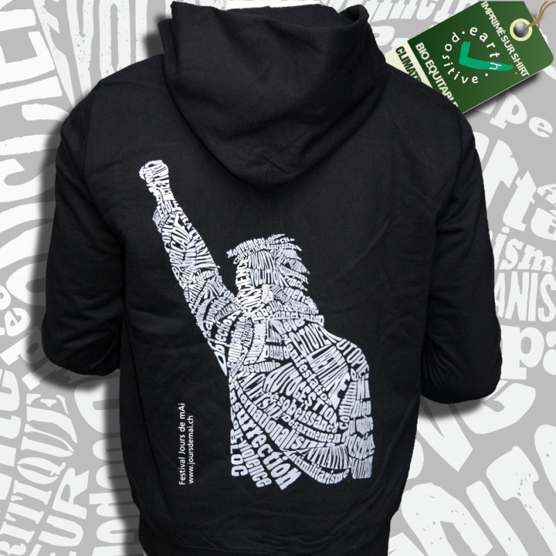 Jours de Mai sweat zip capuche bio équitable