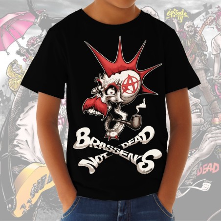 BRASSENS NOT DEAD dessin Coyote t-shirt enfant
