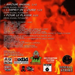 S.P.I "Amour Animal" CD 3 Titres 2015