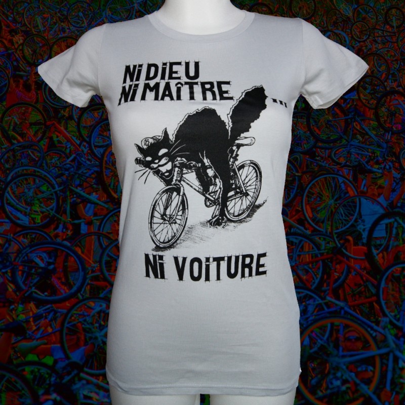 NI DIEU NI MAÎTRE NI VOITURE T-shirt bio équitable Femme