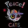 PEACE CATS t-shirt Homme bio-équitable 