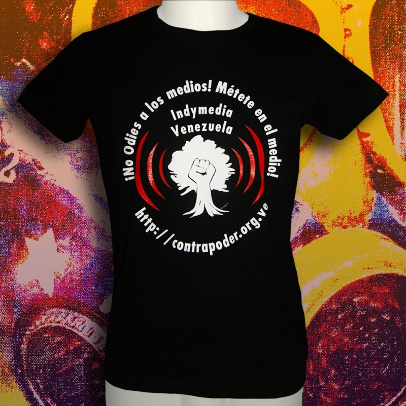 INDYMEDIA VENEZUELA T-shirt Homme en coton bio