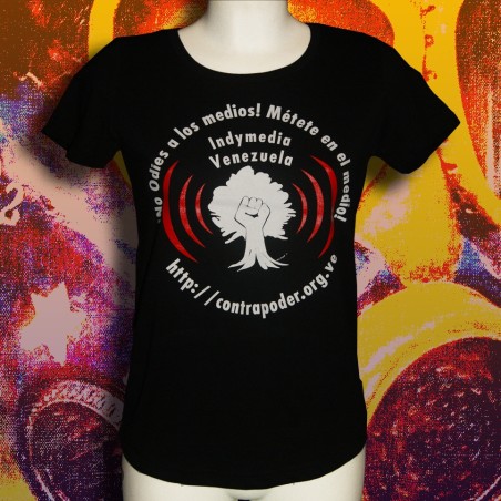 INDYMEDIA VENEZUELA T-shirt Femme en coton bio