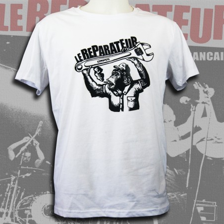 LE REPARATEUR Monkey TS masculin en coton bio-équitable