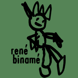 ANARTISANART Les mauvais garçons font bonne impression RENÉ BINAMÉ Petit Keupon débardeur féminin en coton bio-équitable