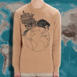 NIGLOBOHEM camel sweat unisexe