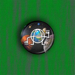 ANARTISANART les mauvais garçons font bonne impression A GALACTIK badge Ø31mm