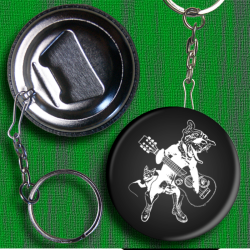 ANARTISANART les mauvais garçon font bonne impression BASTARD DOG decapsuleur porte clé