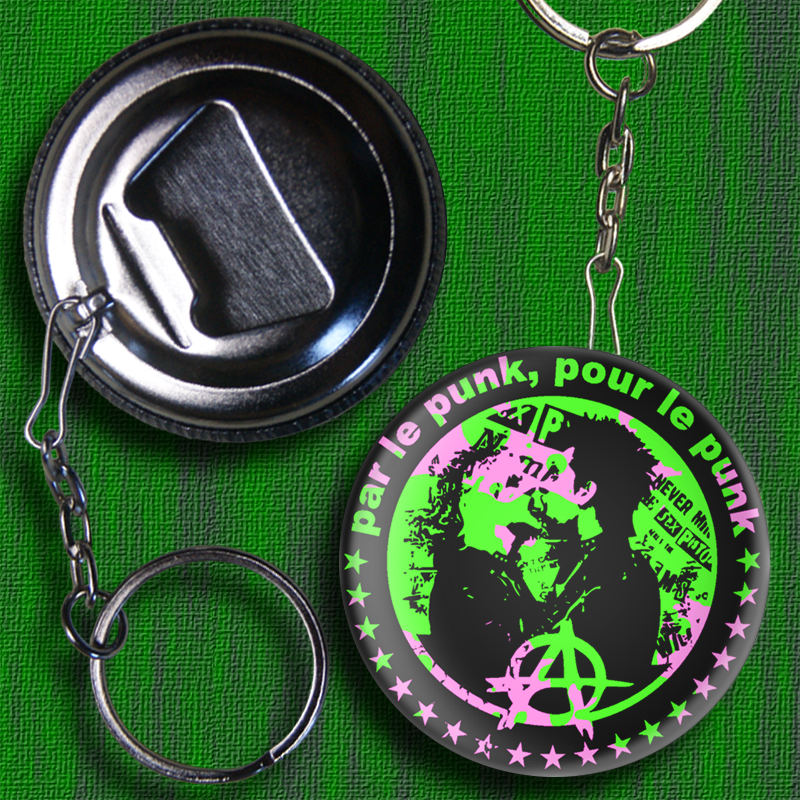 ANARTISANART les mauvais garçons font bonne impression POUR LE PUNK DECAPSULEUR PORTE CLE