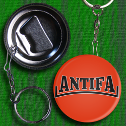 ANARTISANART les mauvais garçons font bonne impression ANTIFA DECAPSULEUR PORTE CLE