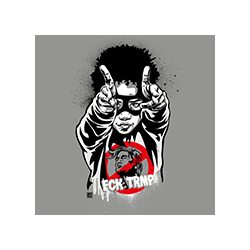 Anartisanart RNST fck trmp debardeur femme gris en coton bio