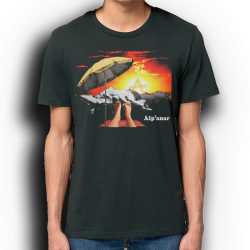 ALPANAR t-shirt taille unisexe en coton bio-equitable