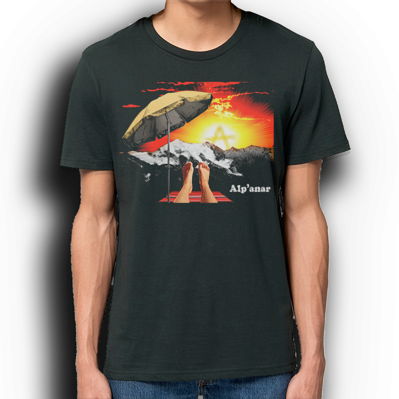 ALPANAR t-shirt taille masculine en coton bio-equitable