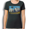 LANCER DU DRAPEAU NOIR t-shirt femme en coton bio