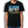 LANCER DU DRAPEAU NOIR t-shirt masculin en coton bio