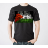 ANARTISANART les mauvais garçons font bonne impression PALESTINE  t-shirt taille masculine en coton bio-equitable