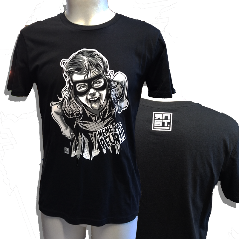 ANARTISANART les mauvais garçons font bonne impression RNST Même pas peur T-shirt Unisexe en coton bio-équitable