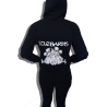 ANARTISANART les mauvais garçons font bonne impression Les CLEBARDS  Sweat Zip Unisexe en coton bio équitable