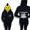 ANARTISANART les mauvais garçons font bonne impression Les CLEBARDS  Sweat Zip Unisexe en coton bio équitable