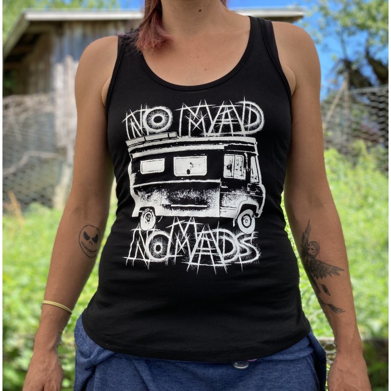 ANARTISANART les mauvais garçons font bonne impression NO MAD NOMADS debardeur femme