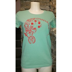 La JONGLEUSE MONOCYCLE t-shirt féminin en coton bio-equitable