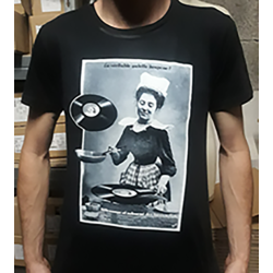ANARTISANART les mauvais garçons font bonne impression Galette keupone t-shirt taille féminime en coton bio-equitable