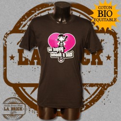 Be Happy t-shirt Homme BIO