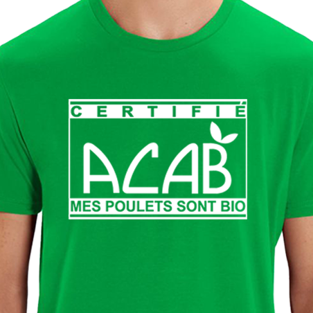 ACABiot-shirt unisexeen coton organique