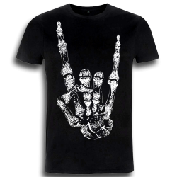 CORNES SQUELETTE sur t-shirt en coton bio-équitable