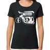 PLATINOCIPEDE t-shirt feminin en coton bio-équitable
