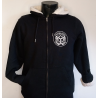 Les Mauvais Garçons Fond Bonne Impression Coloquinte Sweat Zip fourré Unisexe coton-bio équitable