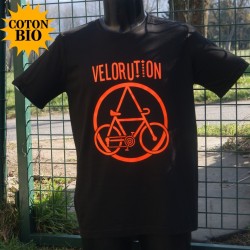 VÉLORUTION t-shirt unisexe en coton bio-équitable