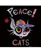 Anartisanart - Les mauvais garçons font bonne impression - PEACE CATS création de COSMIX MAT