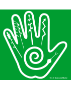 ANARTISANART Les mauvais garçons font bonne impression - Visuel Native Hand - soutient Léonard Peltier